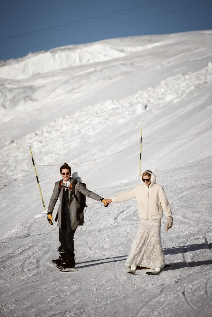 snowboard-elopement-wedding-switzerland